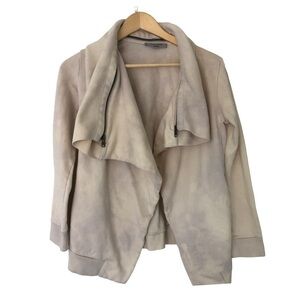 All saints open sweater with zip shawl size xs